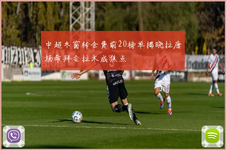 中超冬窗转会费前20榜单揭晓拉唐杨希拜合拉木成焦点